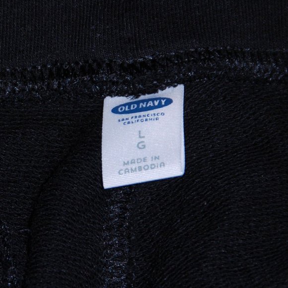 Old Navy Black Joggers (w/ Pockets) - Picture 3 of 4
